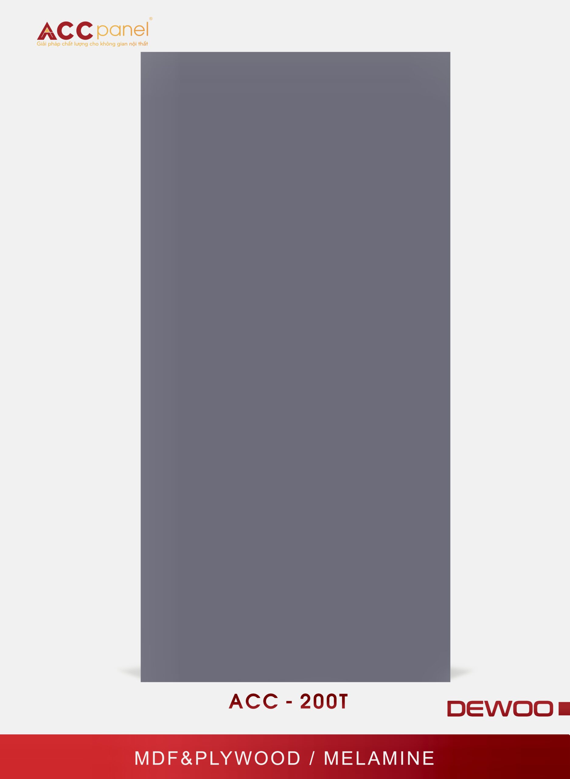 Màu 200 Melamine ACC Panel