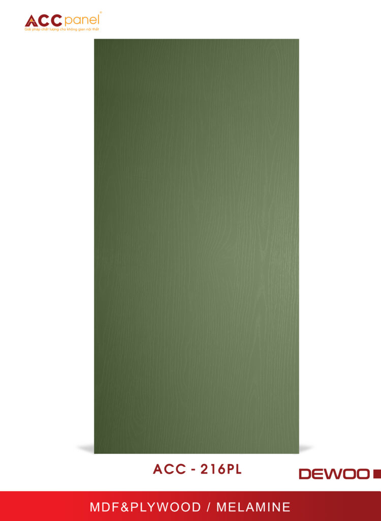 Màu thực tế 216 melamine ACC Panel