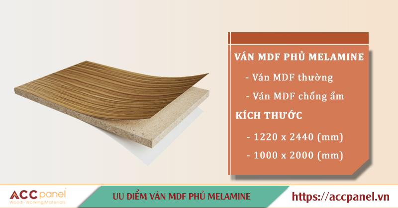 Báo Giá Ván Gỗ Mdf Phủ Melamine 2023 - Acc Panel - Nhà Máy Ván Mdf