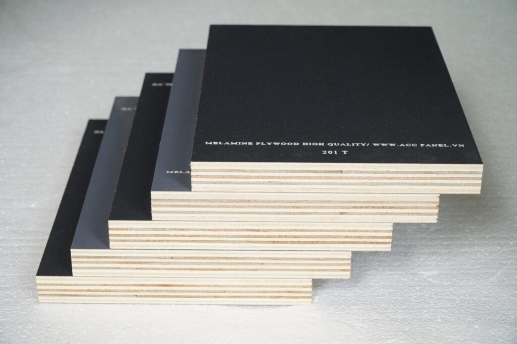 Ván plywood phủ melamine