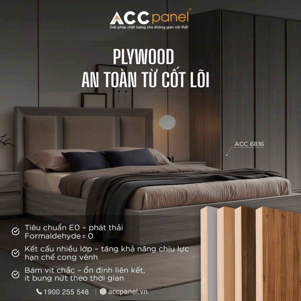 Báo giá ván Plywood phủ Melamine ACC PANEL 