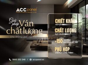 Giải pháp ván chất lượng cho không gian nội thất