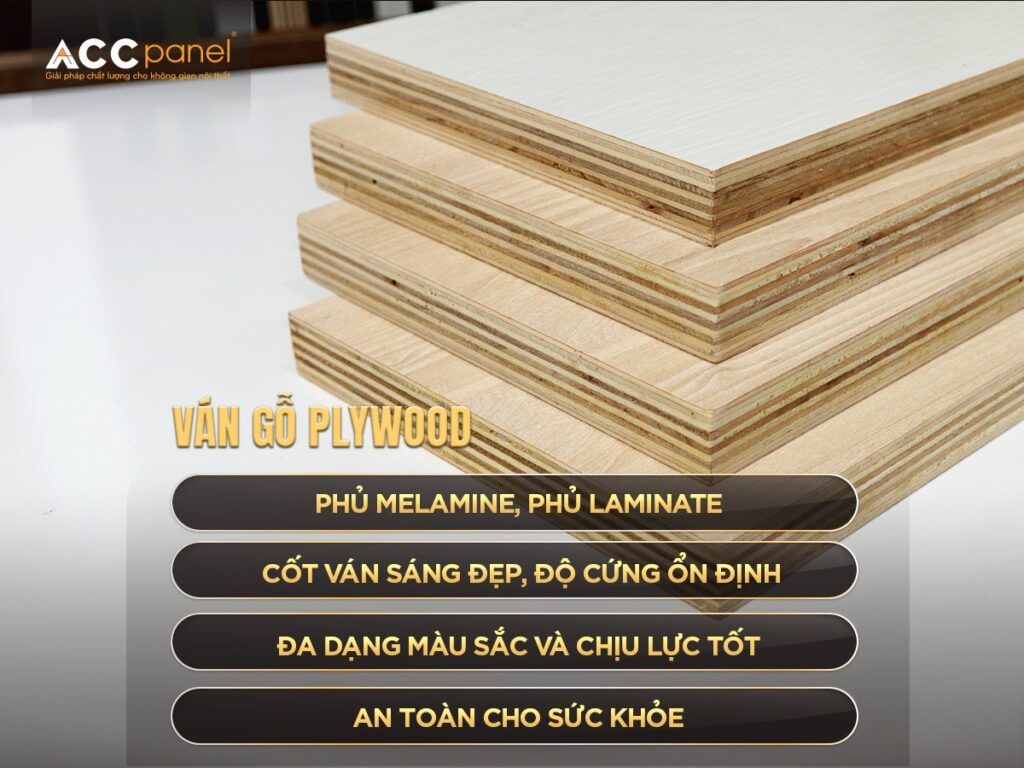 Báo giá ván gỗ MDF phủ Melamine mới nhất - ACC Panel