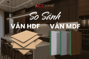 So sánh ván HDF và MDF