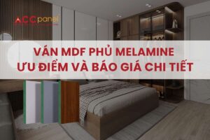 Ván gỗ MDF phủ Melamine