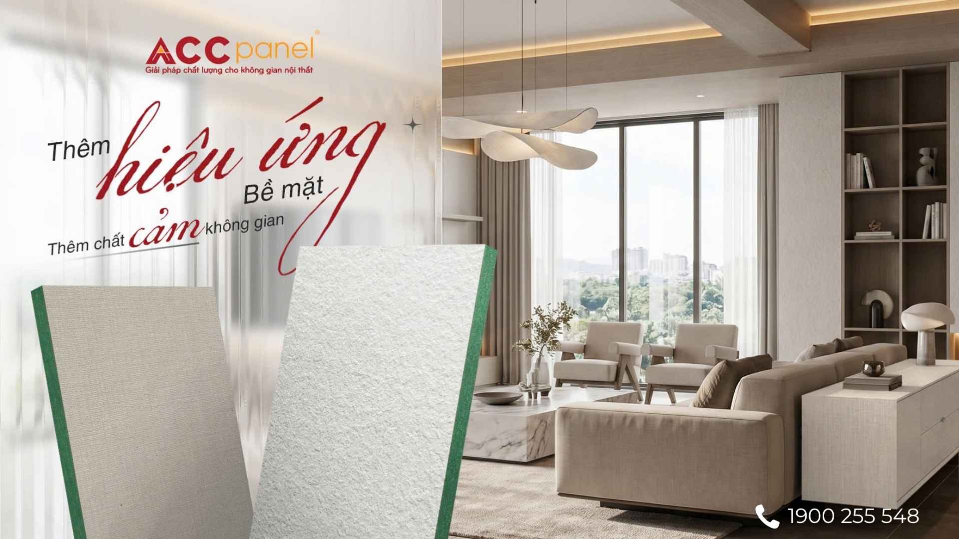 thêm hiệu ứng bề mặt acc panel